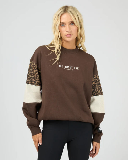 ALL ABOUT EVE INTO THE WILD PANEL CREW - BROWN