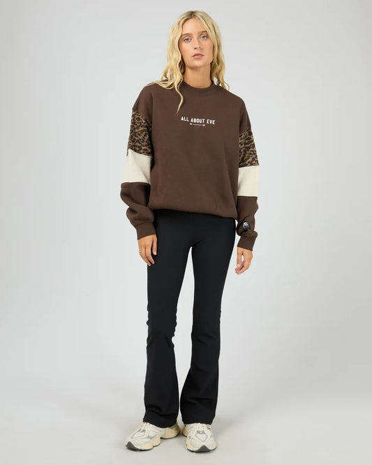 ALL ABOUT EVE INTO THE WILD PANEL CREW - BROWN