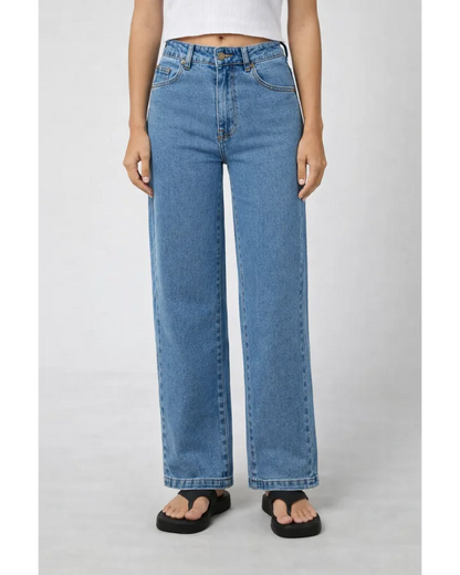 ALL ABOUT EVE JACQUI WIDE LEG PETITE JEANS -  LIGHT BLUE
