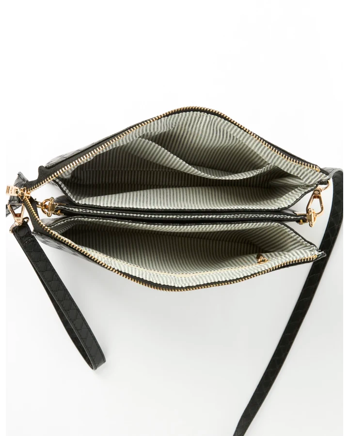 STELLA & GEMMA FRANKIE BAG - BLACK