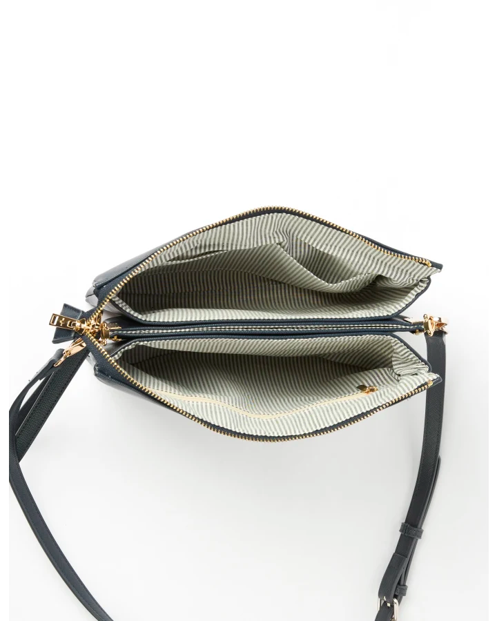 STELLA & GEMMA FRANKIE MULTI POUCH BAG - NAVY