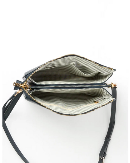 STELLA & GEMMA FRANKIE MULTI POUCH BAG - NAVY
