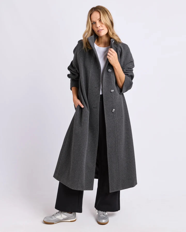FOXWOOD FERMONT COAT - CHARCOAL