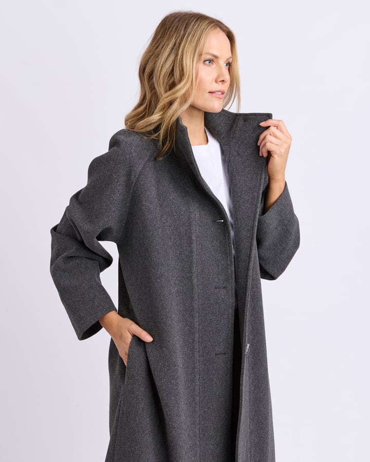 FOXWOOD FERMONT COAT - CHARCOAL