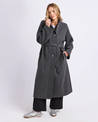FOXWOOD FERMONT COAT - CHARCOAL