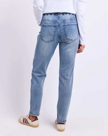 FOXWOOD JULIETTE JOGGER JEAN - LIGHT BLUE