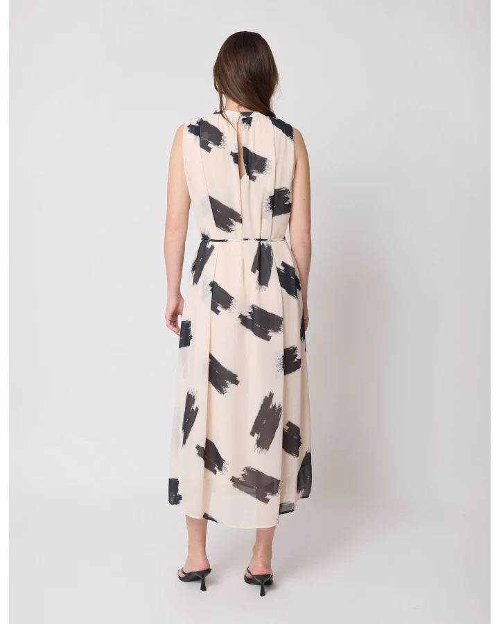 STELLA & GEMMA GOLDIE DRESS - BRUSHSTROKE