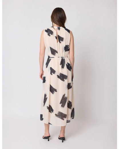 STELLA & GEMMA GOLDIE DRESS - BRUSHSTROKE