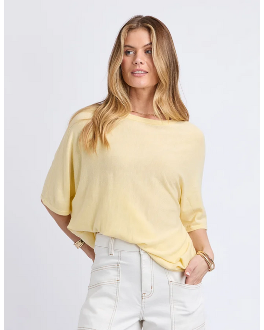 FOXWOOD DUNE KNIT - PASTEL YELLOW