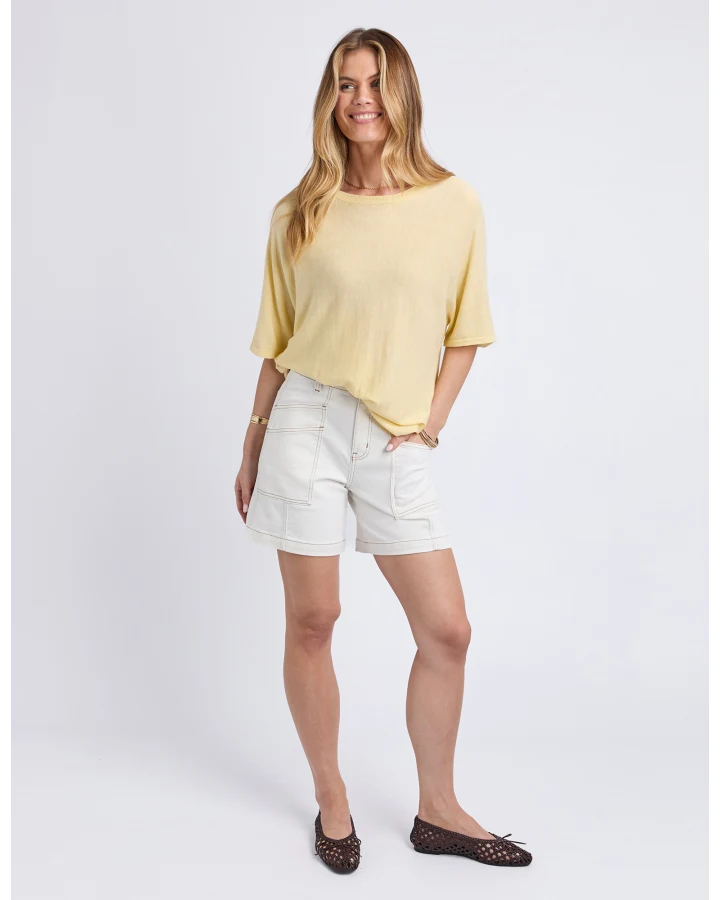 FOXWOOD DUNE KNIT - PASTEL YELLOW