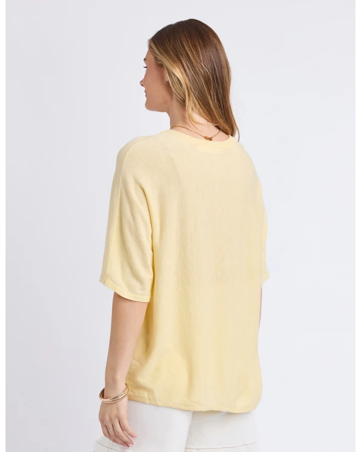 FOXWOOD DUNE KNIT - PASTEL YELLOW