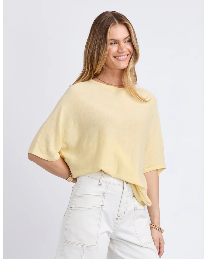 FOXWOOD DUNE KNIT - PASTEL YELLOW
