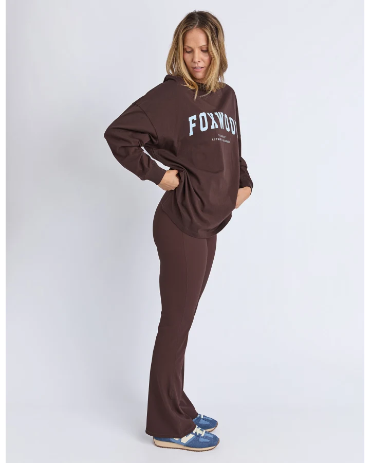 FOXWOOD INTERVAL LONG SLEEVE - COFFEE / LIGHT BLUE