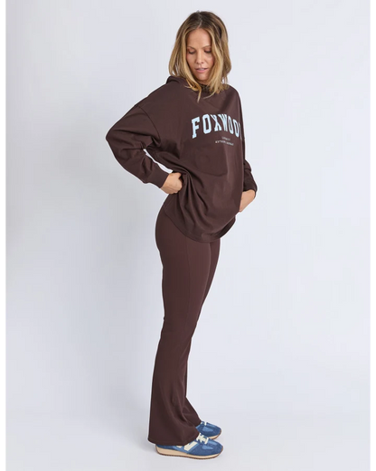 FOXWOOD INTERVAL LONG SLEEVE - COFFEE / LIGHT BLUE