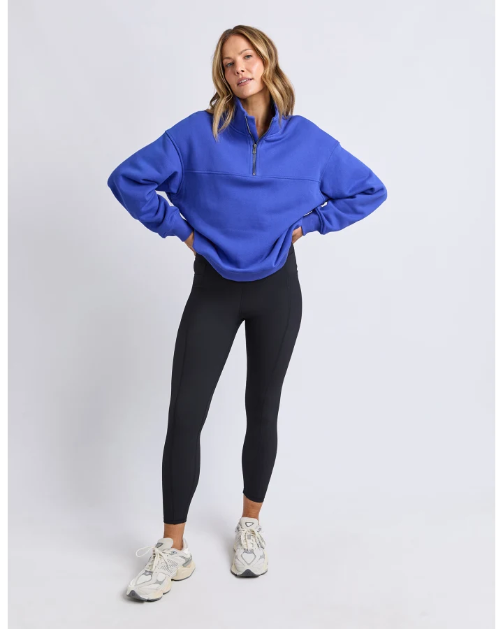 FOXWOOD COLLEGE ZIP CREW - DAZZLING BLUE