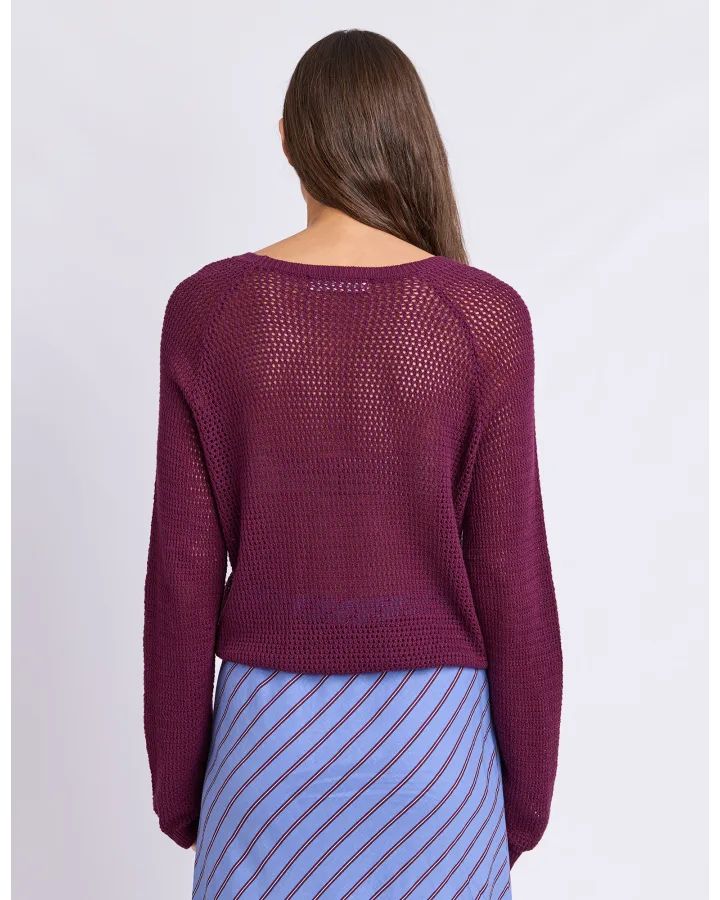 FOXWOOD REMY KNIT - PLUM