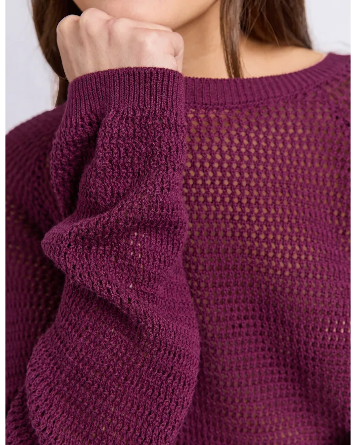 FOXWOOD REMY KNIT - PLUM