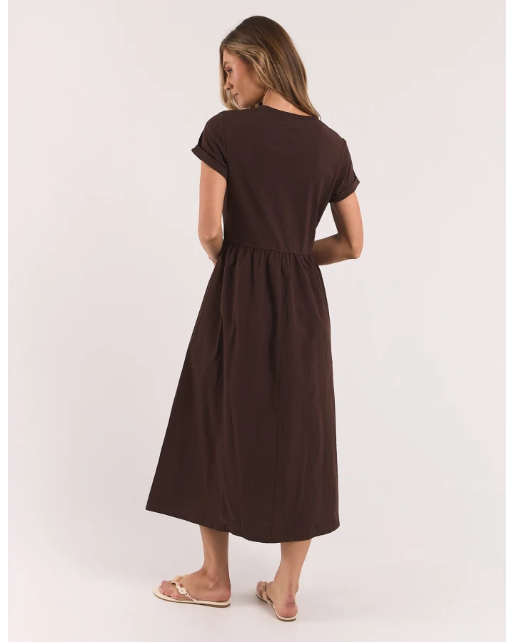 FOXWOOD ASTRID DRESS - COFFEE