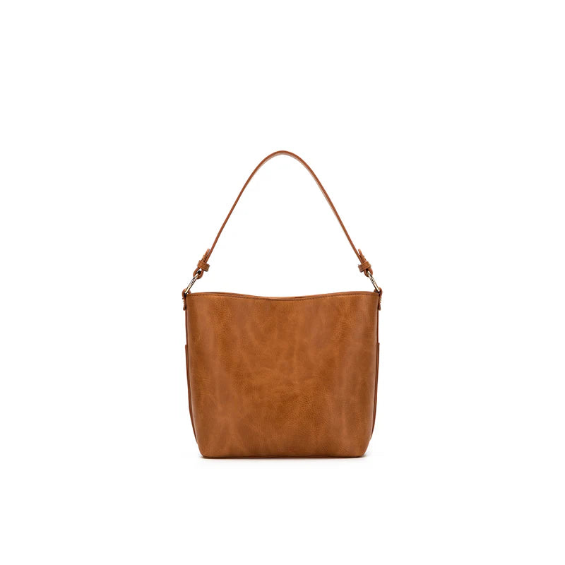 BLACK CAVIAR MELODY CROSSBODY BAG - TAN