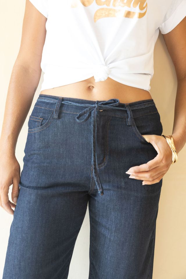 HUMIDITY LIFESTYLE IVY BARREL JEAN - DARK BLUE