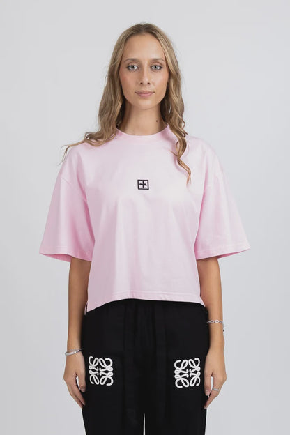 FEDERATION YESTERDAY TEE - CUBE - PINK