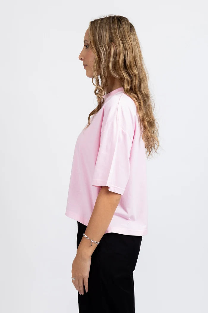 FEDERATION YESTERDAY TEE - CUBE - PINK