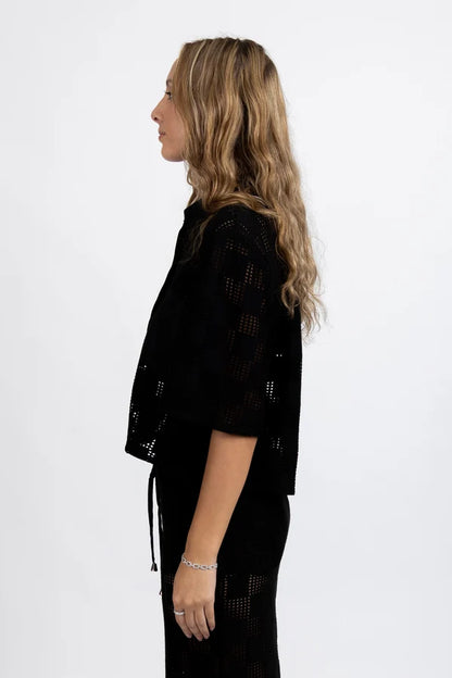 FEDERATION HOLLY SHIRT - BLACK