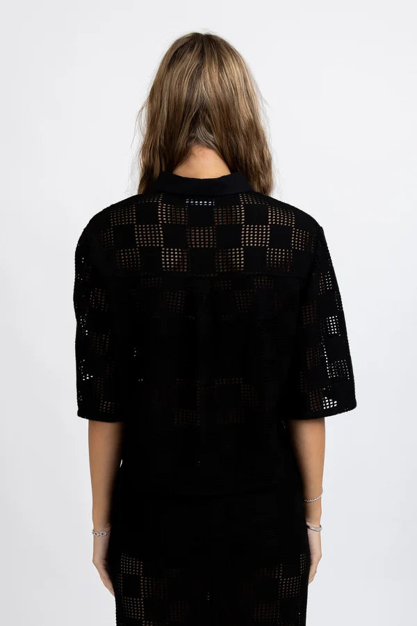 FEDERATION HOLLY SHIRT - BLACK