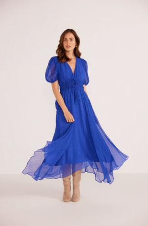 MINK PINK LILY HANKY DRESS - SAPPHIRE - MG2403661