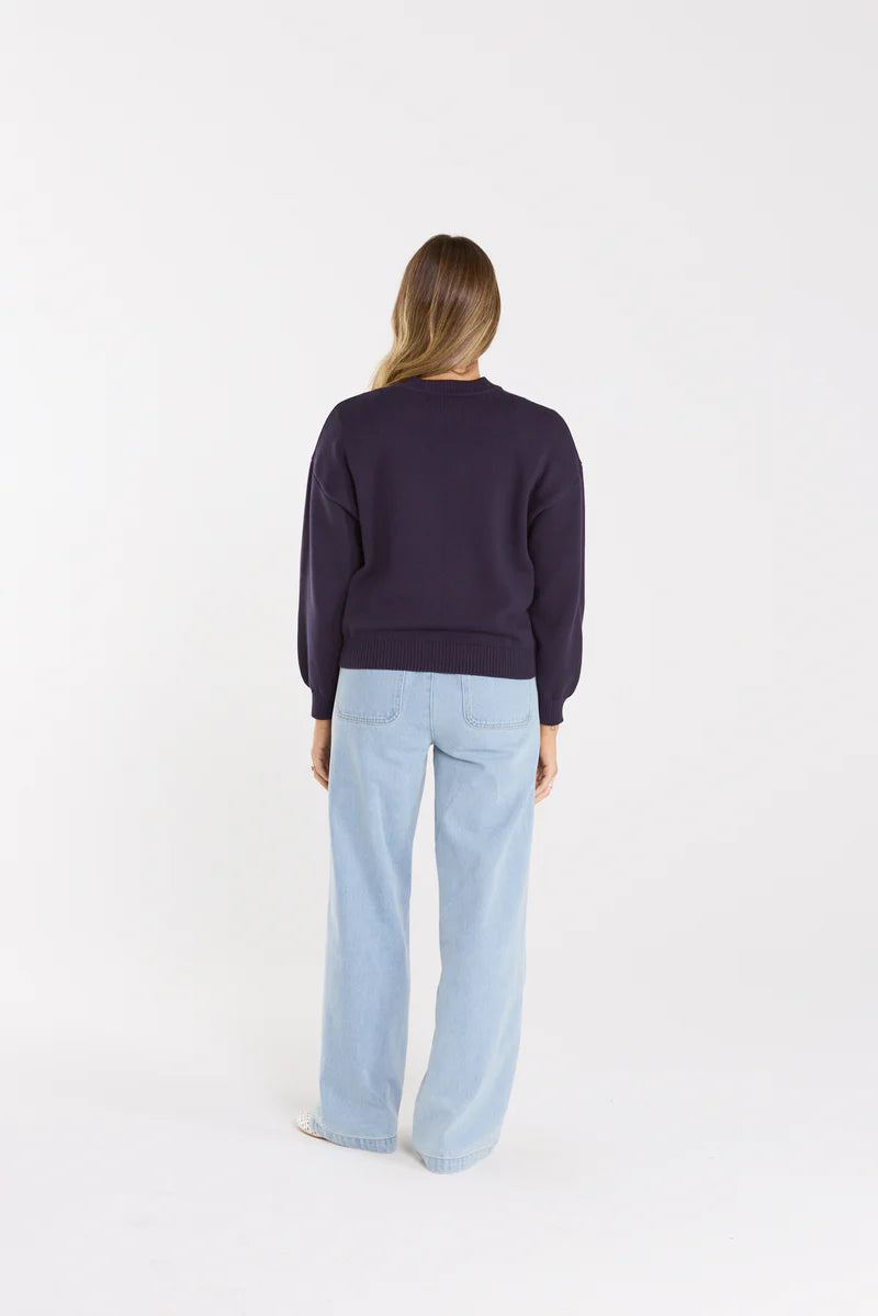 THING THING BUD JUMPER - NAVY