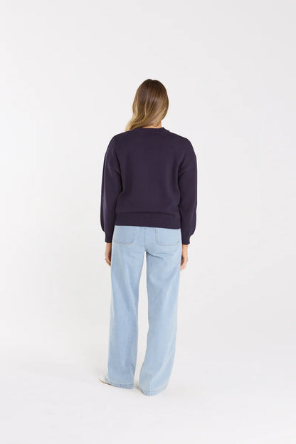 THING THING BUD JUMPER - NAVY