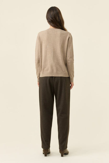 ISLE OF MINE - DARBY CARDIGAN - STONE