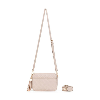BLACK CAVIAR MAXINE BAG - OATMEAL