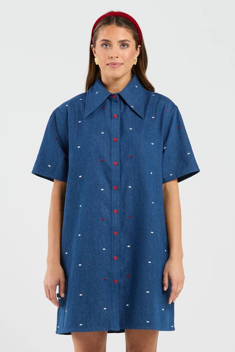 THING THING MONROE DRESS - DOTS