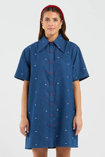 THING THING MONROE DRESS - DOTS
