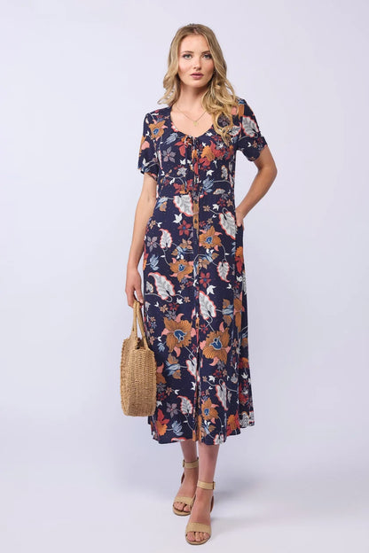 DRAMA THE LABEL VANESSA DRESS - FLORAL DOT
