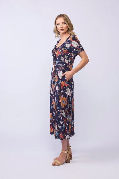 DRAMA THE LABEL VANESSA DRESS - FLORAL DOT