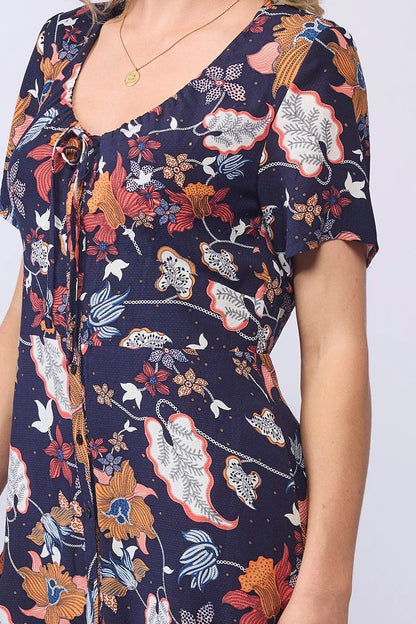 DRAMA THE LABEL VANESSA DRESS - FLORAL DOT