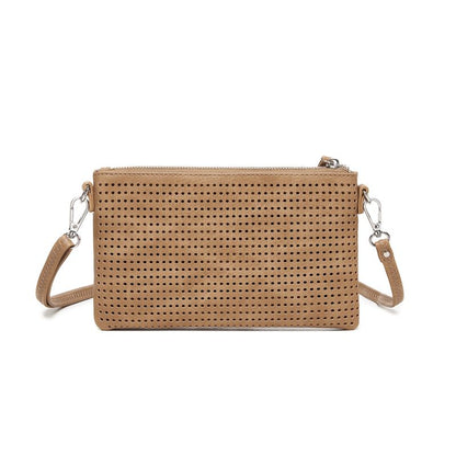 BLACK CAVIAR BAGS - MILLA CROSSBODY/CLUTCH - SAND
