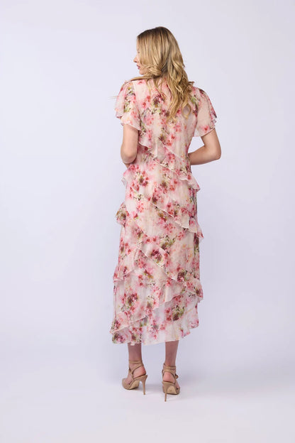 DRAMA THE LABEL FREDA DRESS - CARNATION