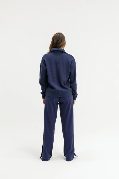 ROSE ROAD CLUB ZIPPER - OIL BLUE