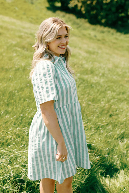 HOME-LEE CLEO MINI DRESS - APPLE