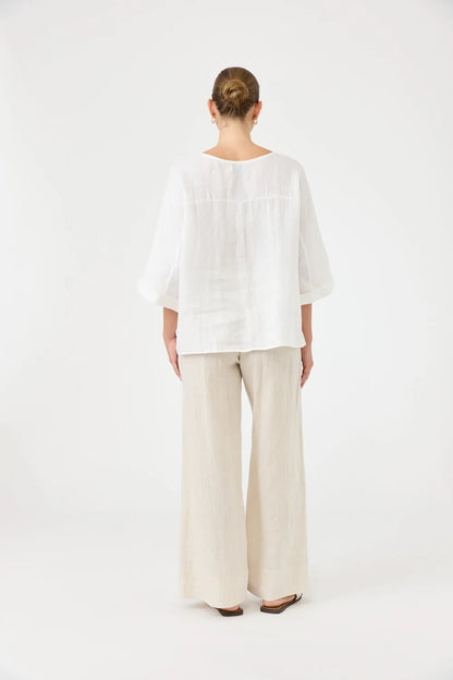 EB & IVE STUDIO RELAXED TOP - SALT