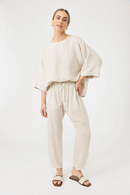 EB & IVE STUDIO RELAXED PANT - TUSK