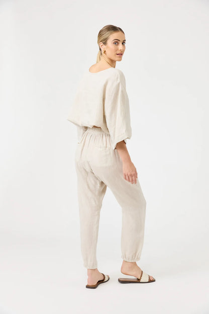EB & IVE STUDIO RELAXED PANT - TUSK