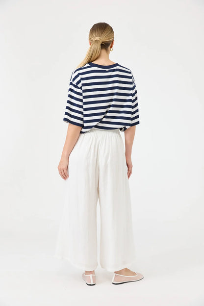 EB & IVE STUDIO CROP PANT - SALT