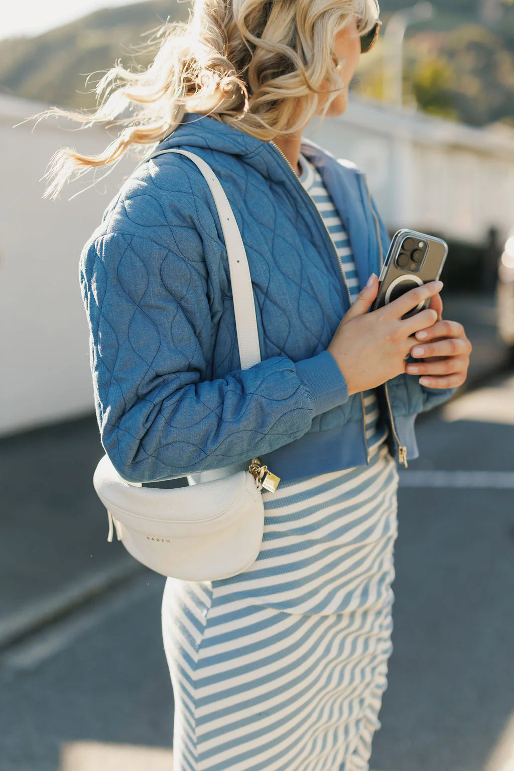 HOME-LEE EMILY JACKET - SAPPHIRE