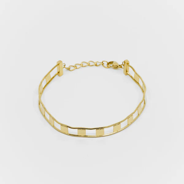 OTHER THINGS - LADDER BRACELET - GOLD