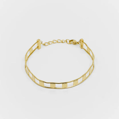 OTHER THINGS - LADDER BRACELET - GOLD