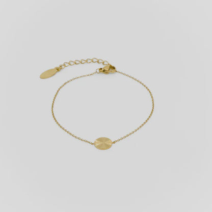 OTHER THINGS - DISK BRACELET - GOLD